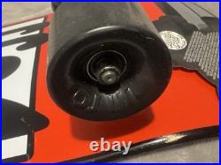 Santa Cruz x The Simpsons Duff Beer Can Cruiser Skateboard. Pre Own complete