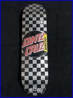 Santa Cruz x Vans Exclusive Checkerboard Skateboard Deck 8.25 NEW Sealed