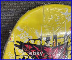 Santa cruz Jeff Kendal Graffiti Skateboard Deck Yellow Reissue
