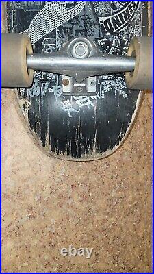 Santa cruz Jeff Kendall ashes to ashes graffiti complete skateboard