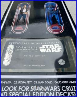 Santa cruz × Star Wars Limited Boba Fett Skateboard Deck only Vintage japan ZK