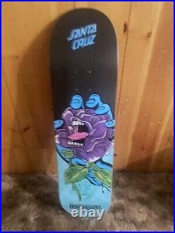 Santa cruz broken promises flower skateboard deck