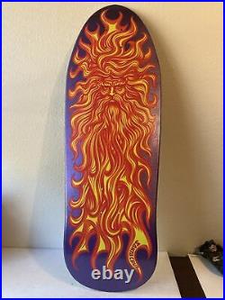 Santa cruz jason jessee Mini skateboard sun god skateboard Purple Rare