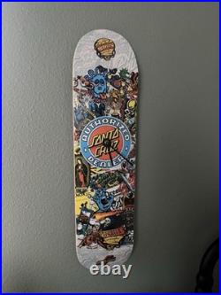 Santa cruz novelty skateboard deck wall clock Authorized Dealer Skate Legends OG