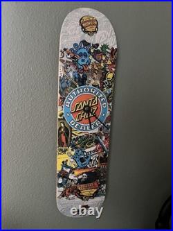 Santa cruz novelty skateboard deck wall clock Authorized Dealer Skate Legends OG