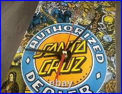 Santa cruz novelty skateboard deck wall clock Authorized Dealer Skate Legends OG