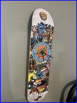 Santa cruz novelty skateboard deck wall clock Authorized Dealer Skate Legends OG