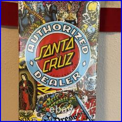 Santa cruz novelty skateboard deck wall clock Authorized Dealer Skate Legends OG