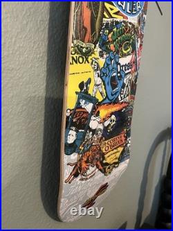 Santa cruz novelty skateboard deck wall clock Authorized Dealer Skate Legends OG Santa cruz novelty skateboard deck wall clock Authorized Dealer Skate Legends OG