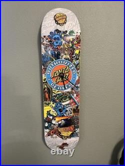 Santa cruz novelty skateboard deck wall clock Authorized Dealer Skate Legends OG