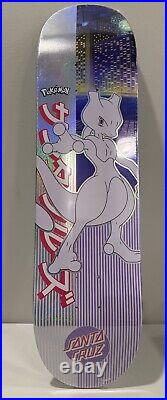 Santa cruz pokemon skateboard Mewtwo Sealed Ships Today