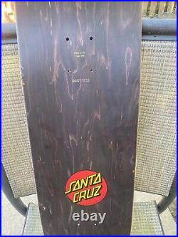 Santa cruz screaming hand skateboard deck
