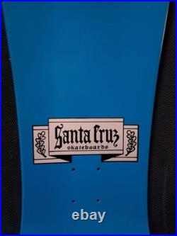 Santa cruz skateboard deck Jeff Kendall Jagermeister reissue blue