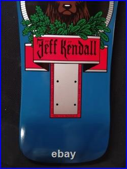 Santa cruz skateboard deck Jeff Kendall Jagermeister reissue blue