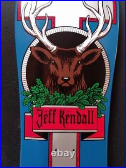 Santa cruz skateboard deck Jeff Kendall Jagermeister reissue blue