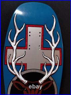 Santa cruz skateboard deck Jeff Kendall Jagermeister reissue blue