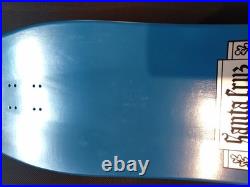 Santa cruz skateboard deck Jeff Kendall Jagermeister reissue blue