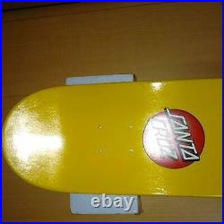 Santa cruz skateboard deck SCREAMING HAND yellow Red 7.5 in unused From Japan