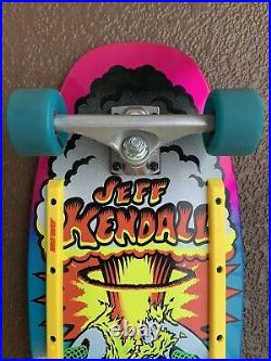 Santa cruz skateboard jeff kendall end of the world deck complete rare limited
