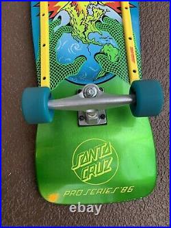 Santa cruz skateboard jeff kendall end of the world deck complete rare limited