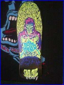 Santa cruz tom knox glow in the dark firepit skateboard deck new