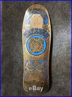 Santa cruz vintage skateboard Dressen celtic rose NOS deck in shrink