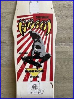 Santacruz christian HOSOI 80's original vintage skateboard deck