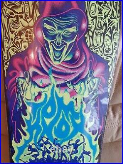 Sants Cruz Tom Knox Firepitt Glow in the dark Reissue Skateboard Deck New