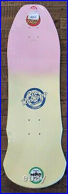 Sealed SANTA CRUZ ROB ROSKOPP Pink Yellow REISSUE DECK 9.5x31 Pastel Skateboard