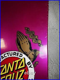 Sealed Santa Cruz Jason Jessee Pink Metallic Lady Guadalupe Skateboard Deck