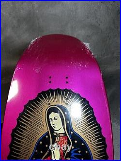 Sealed Santa Cruz Jason Jessee Pink Metallic Lady Guadalupe Skateboard Deck