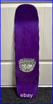 Shipyard Skates La Chica purple stain skateboard deck 8.5 Creature Santa Cruz