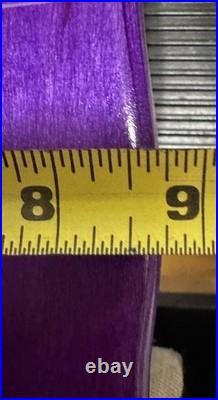 Shipyard Skates La Chica purple stain skateboard deck 8.5 Creature Santa Cruz