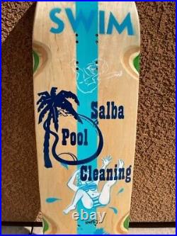 Signed Salba Pool Cleaning Deck Hand Sprayed Salba Witch Doctor Santa Cruz
