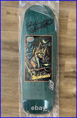 Signed Santa Cruz Erick Winkowski Trash Panda Card Skateboard Skate Deck New