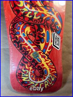 Signed Santa Cruz Jeff Kendall Snake Reissue Skateboard Deck Blacklight Art