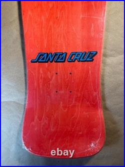 Signed Santa Cruz Jeff Kendall Snake Reissue Skateboard Deck Blacklight Art