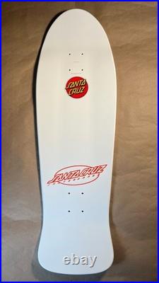 Signed Santa Cruz Keith Meek OG Slasher Reissue Skateboard Deck Jim Phillips Art