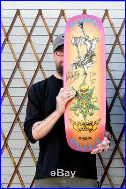 Signed Suicidal X Mike Vallely NOS Skateboard Deck Powell Peralta Santa Cruz