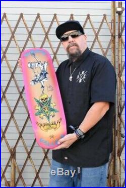 Signed Suicidal X Mike Vallely NOS Skateboard Deck Powell Peralta Santa Cruz