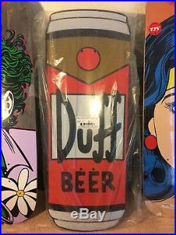 Simpsons Santa Cruz Duff Beer Can Rare Cruiser Complete Skateboard NEW