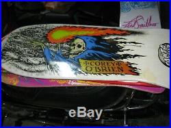 Skateboard Deck Corey O'Brien White Circa 2008 re-issue Santa Cruz OOP Color