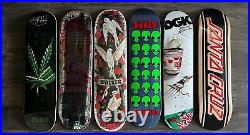 Skateboard Deck Lot Zero, DGK, REAL, Baker & Santa Cruz