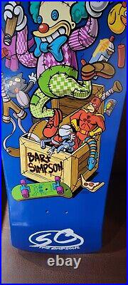 Skateboard deck Santa Cruze The Simpsons Brat Simpson Toy Box Edition