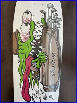 Slasher Santa Cruz Malbon Skateboard Deck. 10.1in LTD Meek