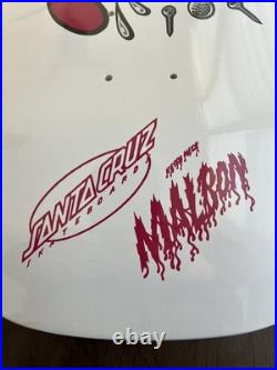 Slasher Santa Cruz Malbon Skateboard Deck. 10.1in LTD Meek