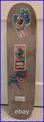 Special Edition Marvel Captain America Santa cruz Screaming Hand skate Deck