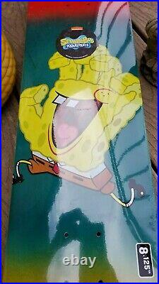 SpongeBob SquarePants x Screaming Hand Santa Cruz Nickelodeon Skateboard Deck