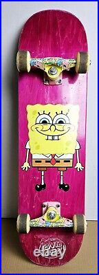 Spongebob Squarepants Santa Cruz Skateboard Deck 8.0 31.6