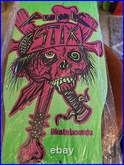 Spoof Metallica Zorlac Brand X Deck Punk Stix SANTA CRUZ NOS SKATEBOARD JESSEE